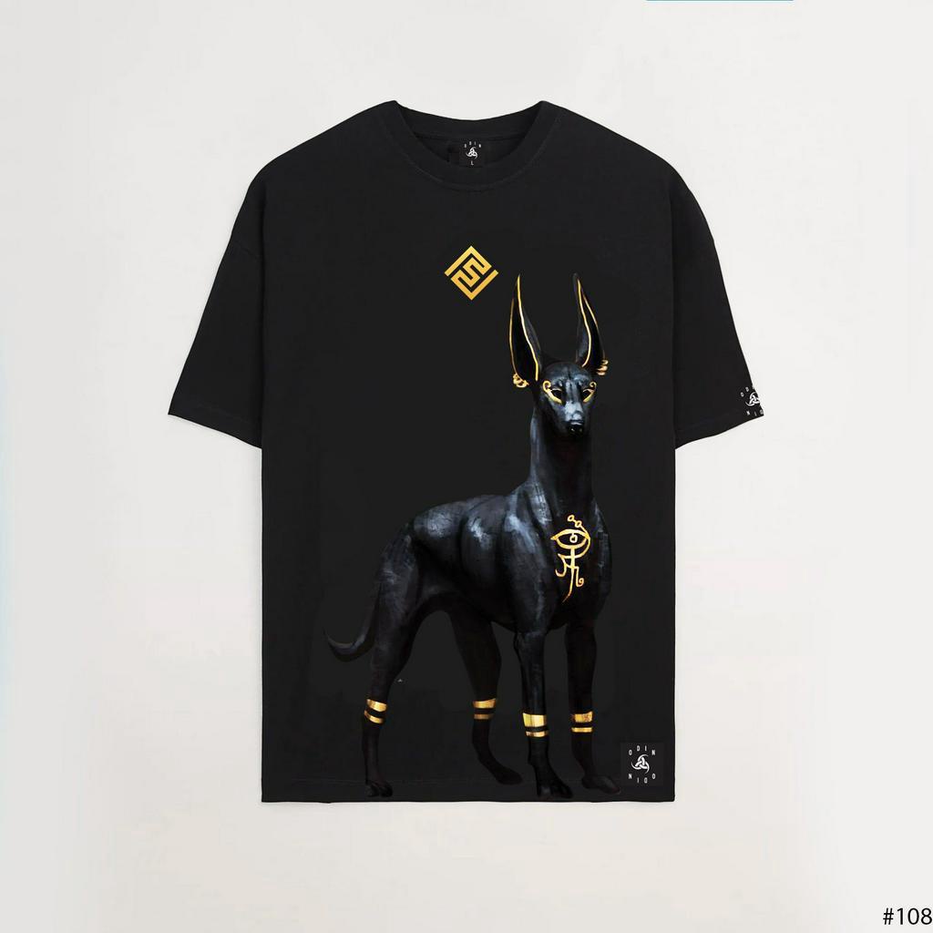 เสื้อยืด Oversize Egypt God เสื้อยืด unisex สําหรับผู้ชายและผู้หญิง เสื้อผ้า Odin