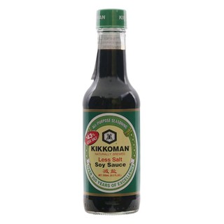 คิคโคแมน ซอสถั่วเหลืองสูตรลดเกลือ Kikkoman Less Salt Soy Sauce 250ml