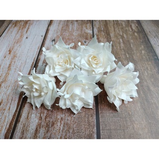 ดอกไม้ดูดน้ำหอม หัวดอกการ์ดิเนียแบบ A 6 cm. (Gardenia wood flowers)