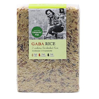 ข้าวกล้องงอกสามสีอินทรีย์ 1 kg Organic GABA Rice 3 Colors Parboiled Rice 1 kg