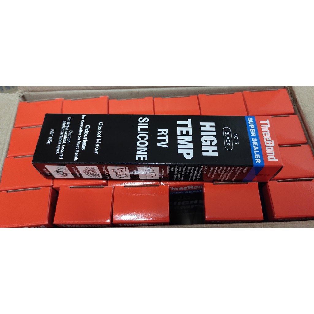 ThreeBond กาวซิลิโคนทาปะเก็น สีดำ 85g (ThreeBond SUPER SEALER No.5 black ราคา ถูกที่สุด ดีลบีเคเค แกลเลอรีภาพที่ 3