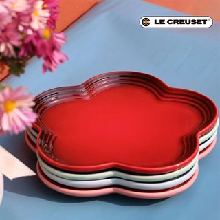 Cool color LECREUSET 18 cm flower plate dessert plate flower plate 4 colors Ecf1