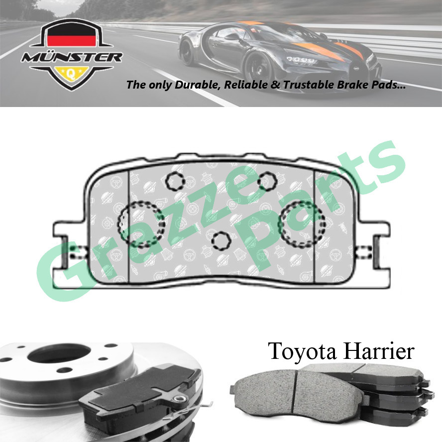 Münster แผ่นดิสก์เบรคด้านหลังสําหรับ Toyota Harrier ACU10W 15W 2.4 00-03 2AZ-FE MCU10W 15W 3.0 97-03