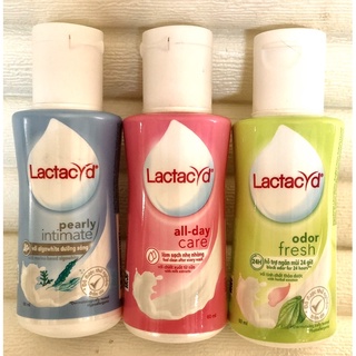 Lactacyd แลคตาซิด ผลิตภัณฑ์ทำความสะอาดจุดซ่อนเร้นขนาด 60 ml