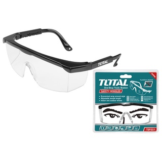 Total แว่นตากันสะเก็ด ปรับขาได้ รุ่น TSP301 ( Safety Goggles ) (แว่นตาอ๊อก) แว่นตา แว่นตาใส แว่นใส แว่นกันสะเก็ด