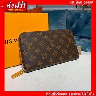 [งานเปะมาก] Louis Vuitton Zippy Wallet Monogram Canvas Original Grade Full Set Option