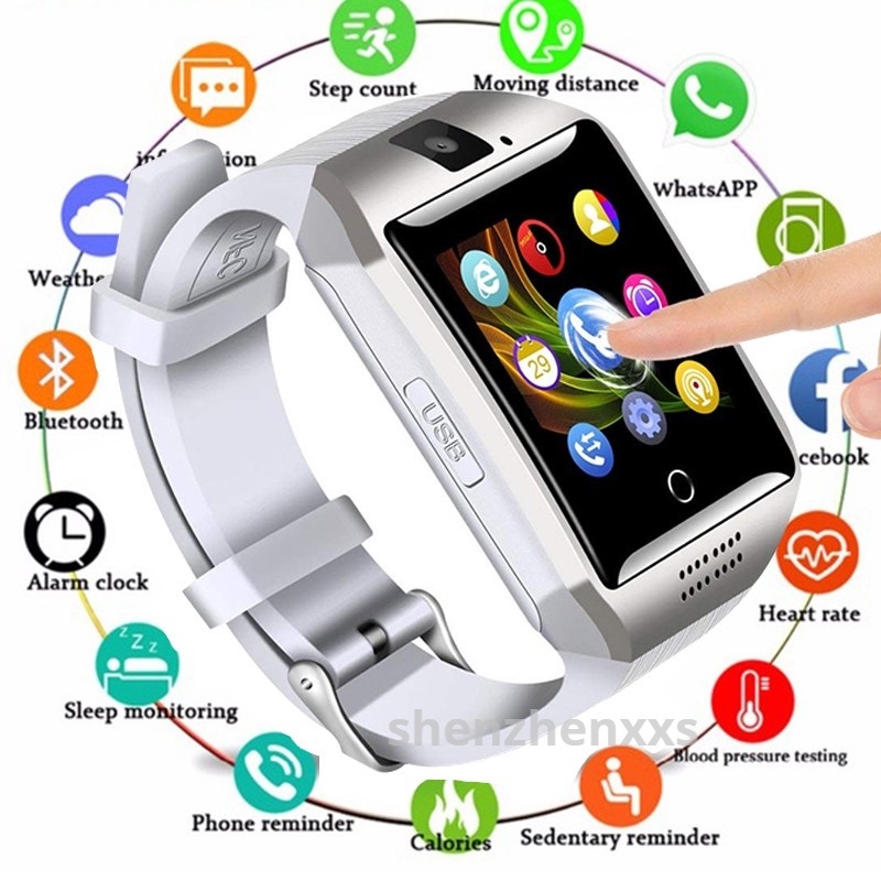 พร้อมส่ง นาฬิกาเด็ก Q18 DZ09 ยกได้/หมุนได้ 360 องศา เมนูไทย Smart Watch สมาทวอช นาฬิกาโทรศัพท์ มีเก็บเงินปลาย