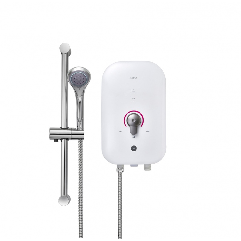 (Mex) เครื่องทำน้ำอุ่น  MEX รุ่น COCO 450 (MRB) สีขาว-ชมพู  4500W