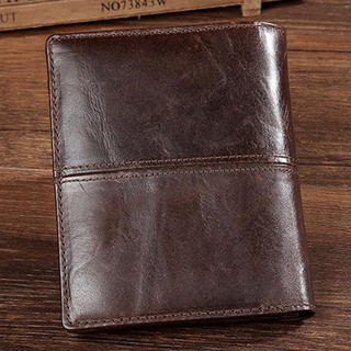 Fin 1 กระเป๋าเงินผู้ชาย แยกชิ้น กระเป๋าหนังแท้ Man Genuine Leather Wallet Purse No. 1989