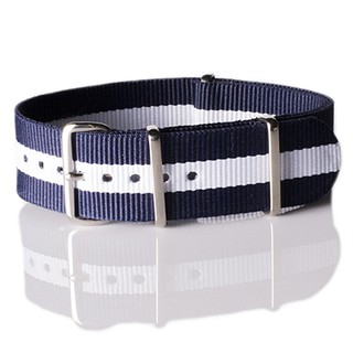 สายนาโต้ nato strap รุ่น Navy and White