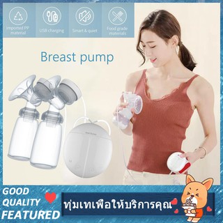 Breast Pump เครื่องปั๊มนมไฟฟ้า ปั้มคู่ ทั้งสองด้าน ช่วยประหย…