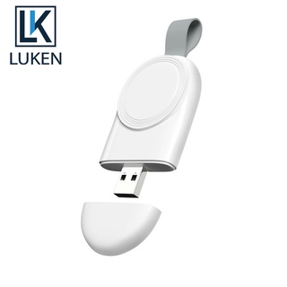 Luken แท่นชาร์จไร้สาย USB C แบบพกพา สําหรับ Watch 7 6 SE 5 4 App Watch Series 7 6 5 4 3 Type C