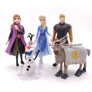 💗Frozen II💗ของเล่นเด็กหญิงโมเดลตุ๊กตา Frozen น่าสะสม🎉เอลซ่าโมเดลของสะสม