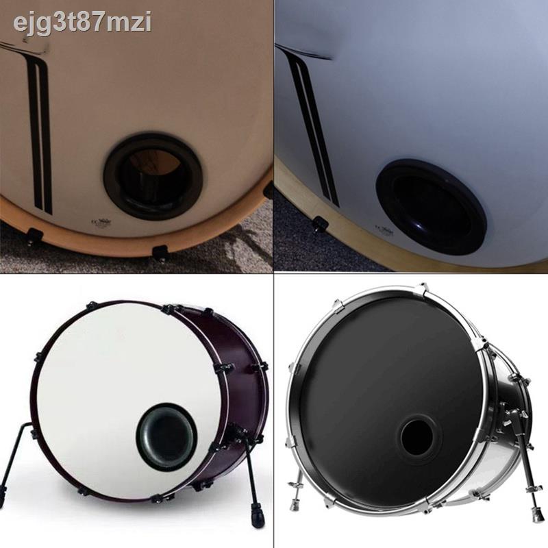 Bass Drum Enhancer ABS Rubber Bass Drum Kick Enhancer with Black Port