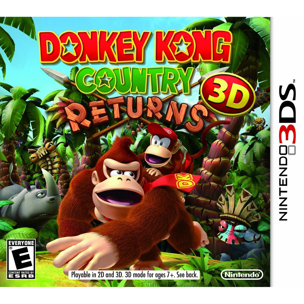 [+..••] 3DS DONKEY KONG COUNTRY RETURNS 3D (US) (เกมส์ Nintendo 3DS™🎮)