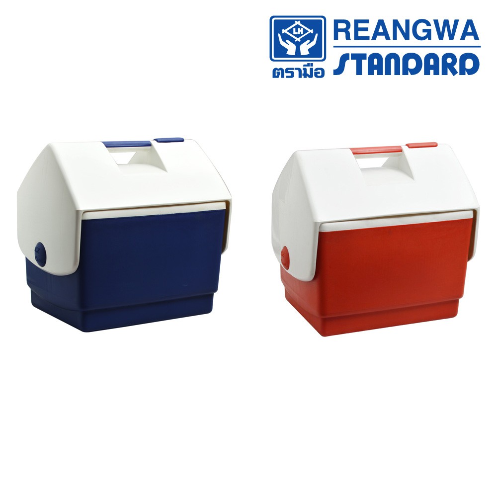 REANGWA STANDARD - SNOW BANK กระติกคูลเลอร์เหลี่ยมหน้าจั่ว26ลิตร กระติกน้ำแข็งเก็บความเย็น - RW 0398