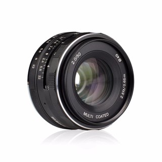 Meike MK-FX-50-2.0 50mm f 2.0 Manual Focus lens APS-C For Canon EOS-M Mirrroless cameras (black)