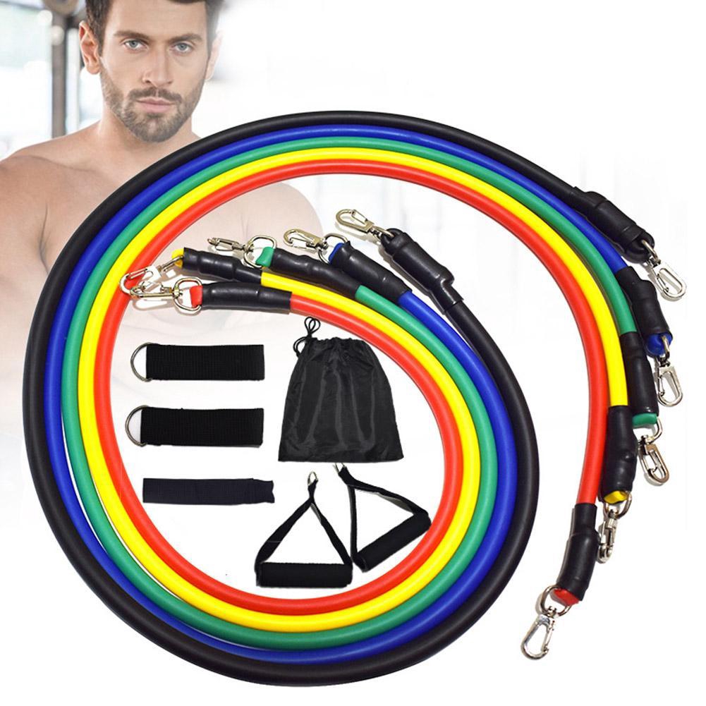 Elastic Rope Fitness Men's Resistance Band Pull Belt Chest Muscle ...