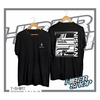 เสื้อยืดลําลอง ผ้าฝ้าย 100% แขนสั้น พิมพ์ลายรถยนต์ Nissan SILVIA S15 JDM HIBER SHOP สีดํา พลัสไซซ์ XS-3XL ของขวัญวันเกิด