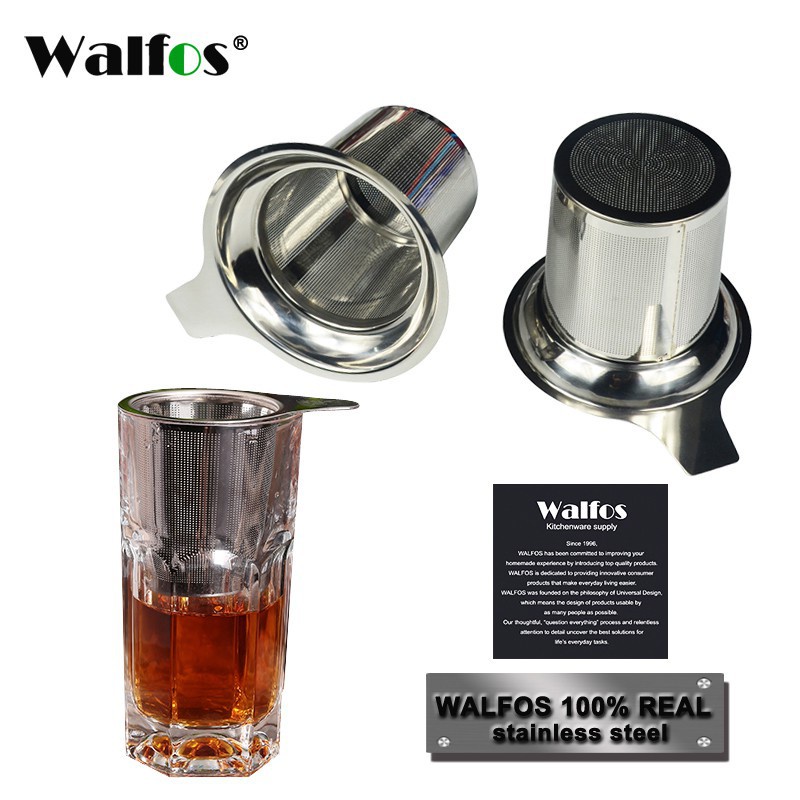Walfos เครื่องมือสแตนเลสกรองชาญี่ปุ่นนํากลับมาใช้ใหม่ได้ Infuser