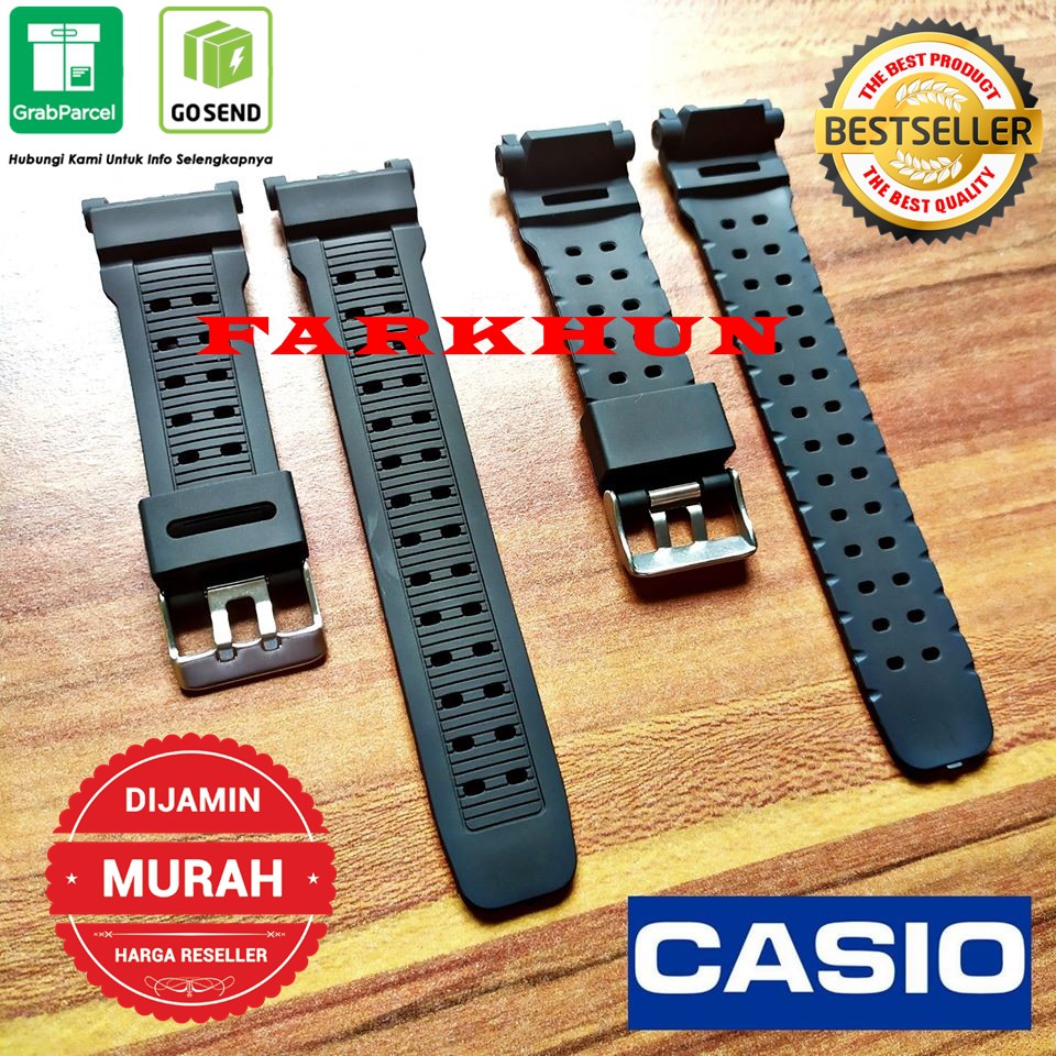 CASIO G-SHOCK MUDMAN G-9000 CAKEP BAND WATCH STRAP G9000 G 9000 KALEP RUBBER BLACK BLACK RUBBER