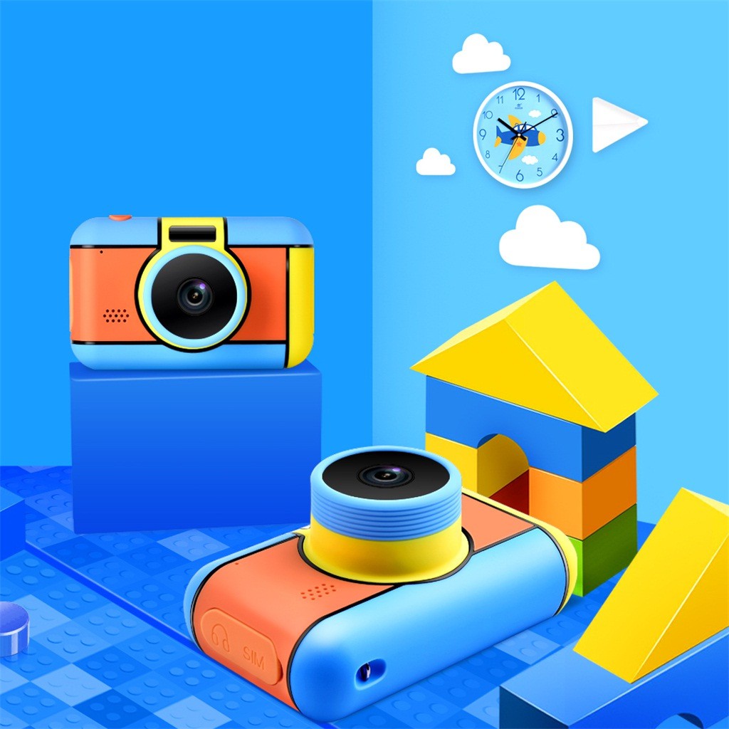 Kids 2 Inch Digital Mini Camera Cartoon Cute Camera Toys Children