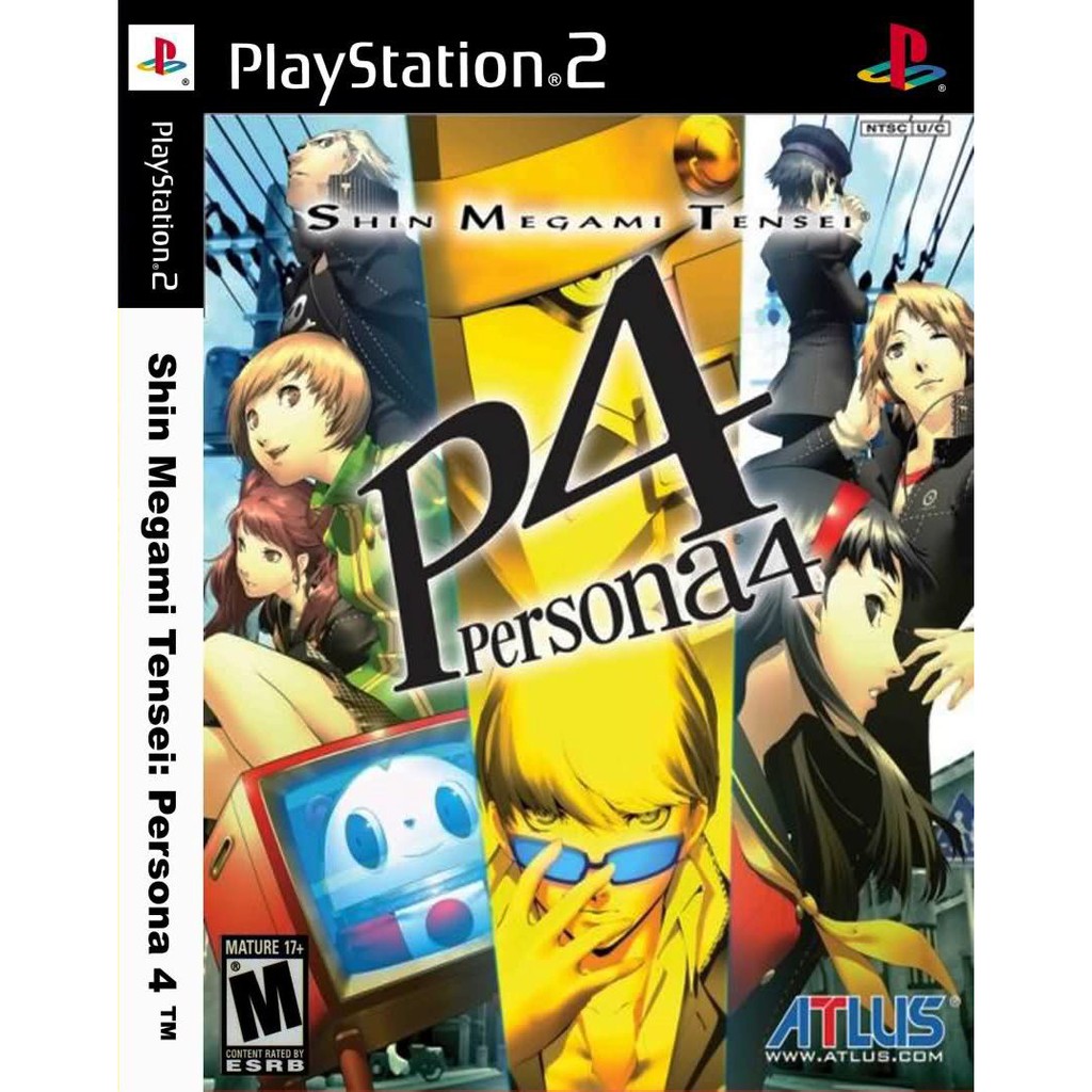 แผ่นเกมส์ Shin Megami Tensei - Persona 4 PS2 Playstation 2 คุณภาพสูง ราคาถูก