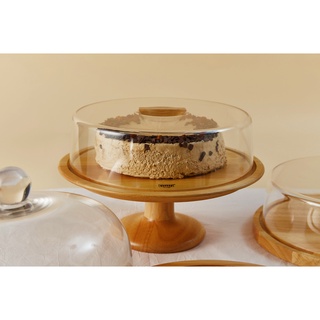 BILLI DESIGN [DOME CAKE STAND] โดมเค้กขาพานฝาครอบพลาสติก