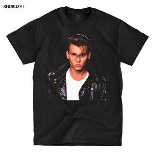 [100% Cotton] Johnny Depp - Cry Baby เสื้อยืดลําลอง แขนสั้น สีดํา คุณภาพสูง สําหรับผู้ชาย และผู้หญิง