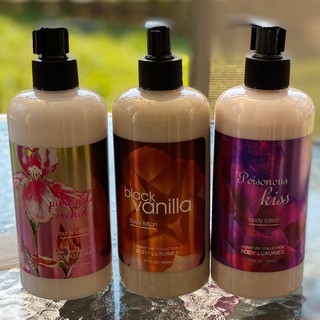 โลชั่นน้ำหอม​ Body Lotion บำรุงให้ผิวกระจ่างใสเนียนนุ่ม เนื้อครีมบางเบาไม่เหนียวมีกลิ่นหอมติดกายตลอดวัน