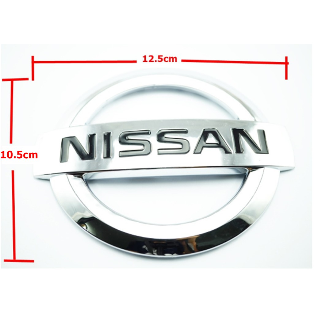 ป้ายโลโก้ ALTIMA สำหรับรถ NISSAN  พลาสติกชุบโครเมี่ยม ขนาด 19.0x2.0cm ติดตั้งด้วยเทปกาวสองหน้าด้านหลัง