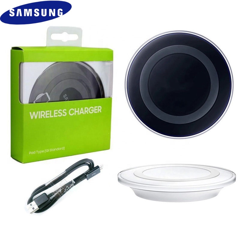 Samsung Wireless Charger EP-PG920I สําหรับ Galaxy S20 S21 FE Z พับ 3 2 Flip 3 หมายเหตุ 10 Plus 8 5 ห