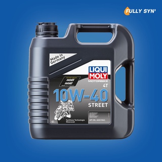 LIQUI MOLY น้ำมันเครื่องมอเตอร์ไซค์ Motorbike 4T 10W40 Basic Street ขนาด 4 ลิตร