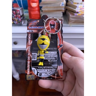 พวงกุญแจ ฟิกเกอร์ ขบวนการจารชน โกบัสเตอร์ส - สีเหลือง | Tokumei Sentai Go-Busters Figure Keyring  - Yellow Buster