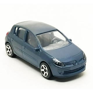 รถเหล็กมาจอเร็ต Majorette Renault Clio B85 สีเทาเข้ม ขนาด 1/64 ยาว 8 cm มือสอง #001