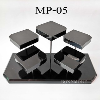 แท่นอะคริลิคทรงดอกข้าวหลาม (MP-05) มี 5 ช่อ ฐานหกเหลี่ยม