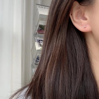 Suwann.na ต่างหู ต่างหูเงินแท้ จิว จิวเงินแท้ จิวหมุด