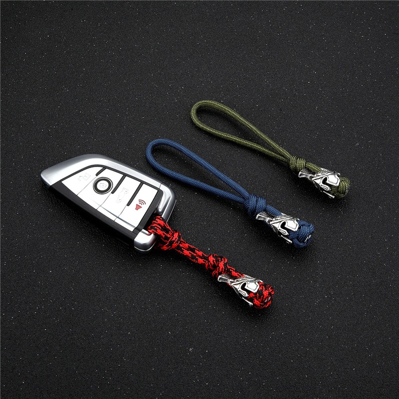 สายแลนยาร์ด แลนยาร์ด Knife lanyard paracord 4mm พวงกุญแจ หัวนักรบ Viking spartan lanyard, keychain ลูกปัด ลูกปัดหัวนักรบ - รูปที่ 6