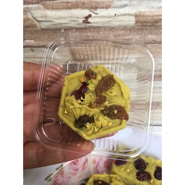 (ทำสดใหม่ ) ขนม กุ้ยฮวา กั๊งกัว (桂花 干果 糕) {เจ }/กุ้ยฮวาผสมผลไม้อบแห้ง