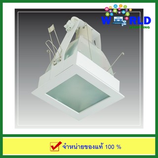 โคมไฟ ดาวน์ไลท์ Downlight E27 HOOD-V IP44 1xE27 สีขาว by world shopping