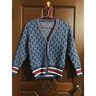 ✅✅✅พร้อมส่ง✅✅✅Lot 7 43) เสื้อคลุมไหมพรม สีฟ้า