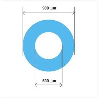 Link UFC6200 CLEAR 900 μm, Buffer TUBE [1000 M./Roll]