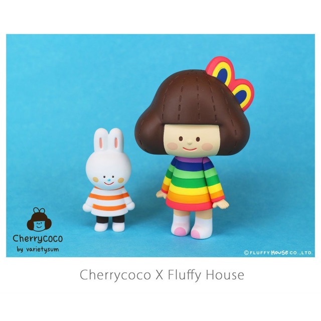 Fluffy House Cherrycoco in Cloudy & Rainbow Style