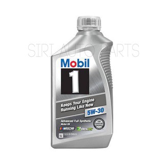 น้ำมันเครื่องสังเคราะห์แท้ Mobil1 5W-30 Keeps Your Engine Running Like New จำนวน 1 Qt