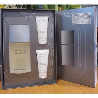 ของแท้!! ISSEY MIYAKE LEau DIssey Pour Homme EDT gift set 3 ชิ้น ป้ายไทย เบิกห้าง (พร้อมส่งค่ะ)