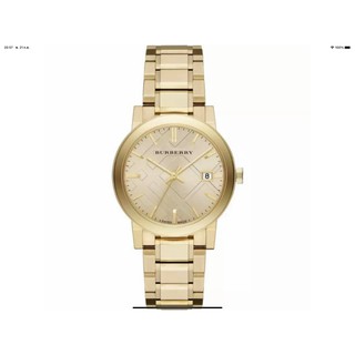นาฬิกา BUBERRY WOMENS BU9033 THE CITY CHAMPAGNE พร้อมกล่อง (ใหม่)