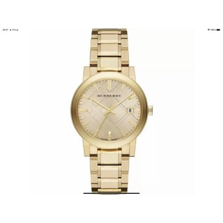 นาฬิกา BUBERRY WOMENS BU9033 THE CITY CHAMPAGNE พร้อมกล่อง (ใหม่)