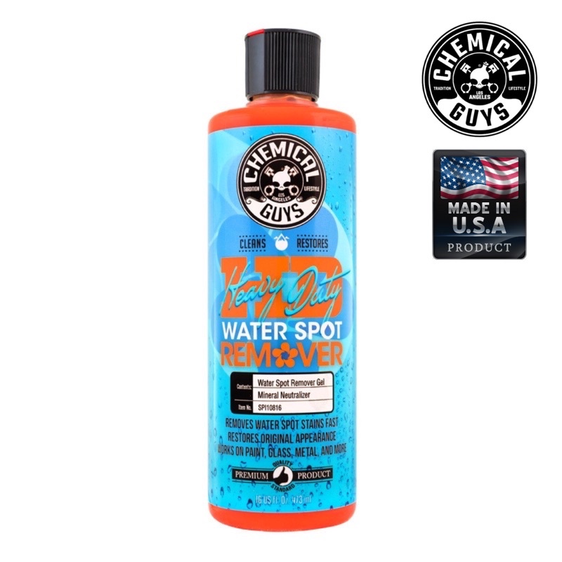 ของแท้) Heavy Duty Water Spot Remover (16 oz) Chemical Guys น้ำยา