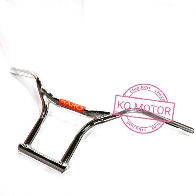 (มีตำหนิ) แฮนด์จักรยาน BMX HARO ทรงแจกัน เหล็กหนา
