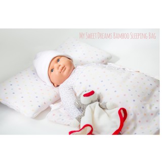 Iflin Baby - เซตถุงนอนพร้อมหมอน - Sleeping Bag with Baby Pillow - มีทั้งหมอน ผ้าปูรองนอน และผ้าห่ม ครบจบในตัว และพกพาสะดวก